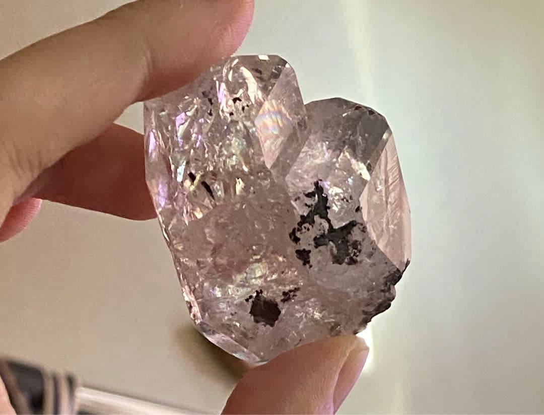 天然石　ニューヨーク産　ハーキマーダイヤモンド　原石　ハーキマー　水晶　クォーツ トップクォリティ]ニューヨークハーキマー地区産ハーキマー