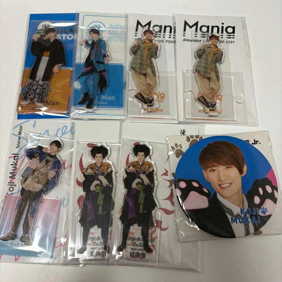 向井康二グッズまとめ売りアクスタ写真ステフォ