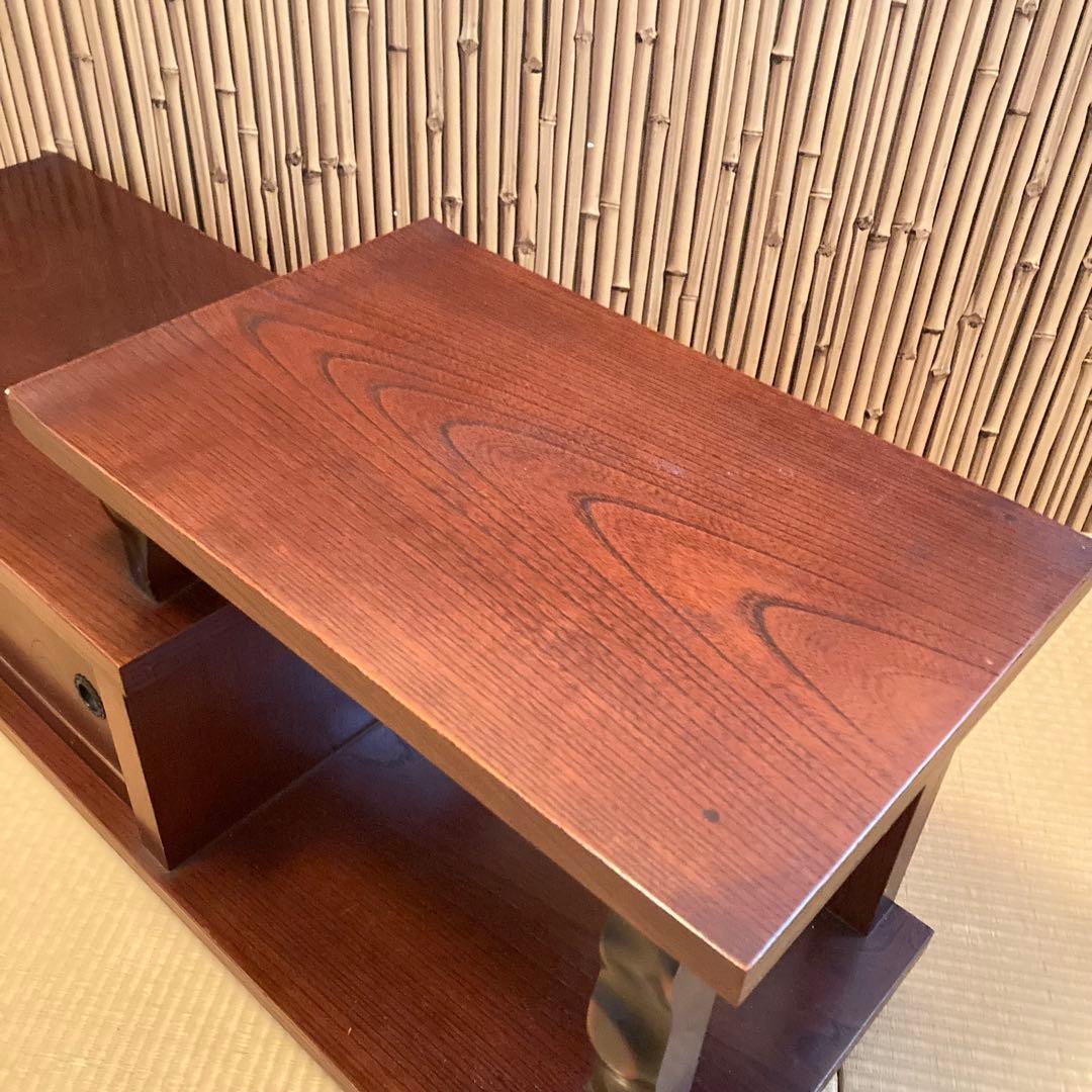 和風 和室 床の間 飾り台 天然木目 コンパクト 車中泊和室化