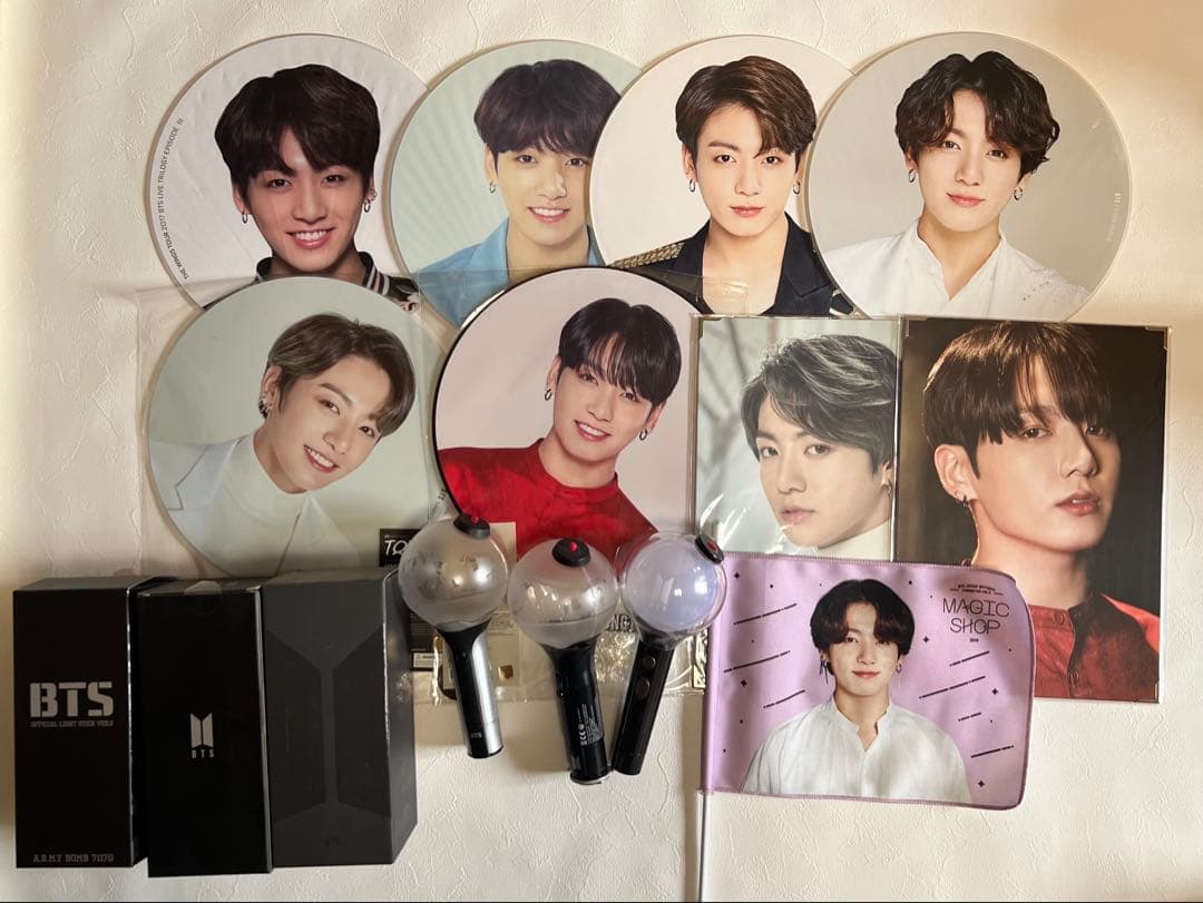 グク ジョングク 団扇 うちわ フラッグ まとめ売り 公式】BTS