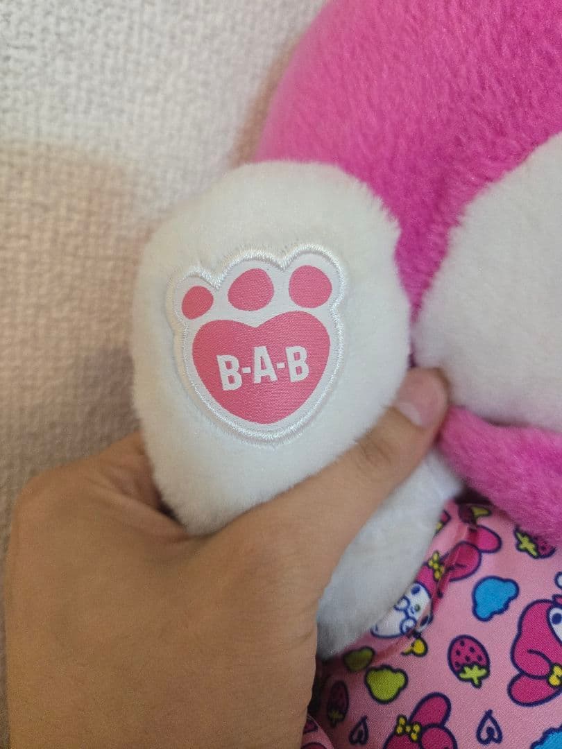 マイメロディ ビルドアベア ぬいぐるみ