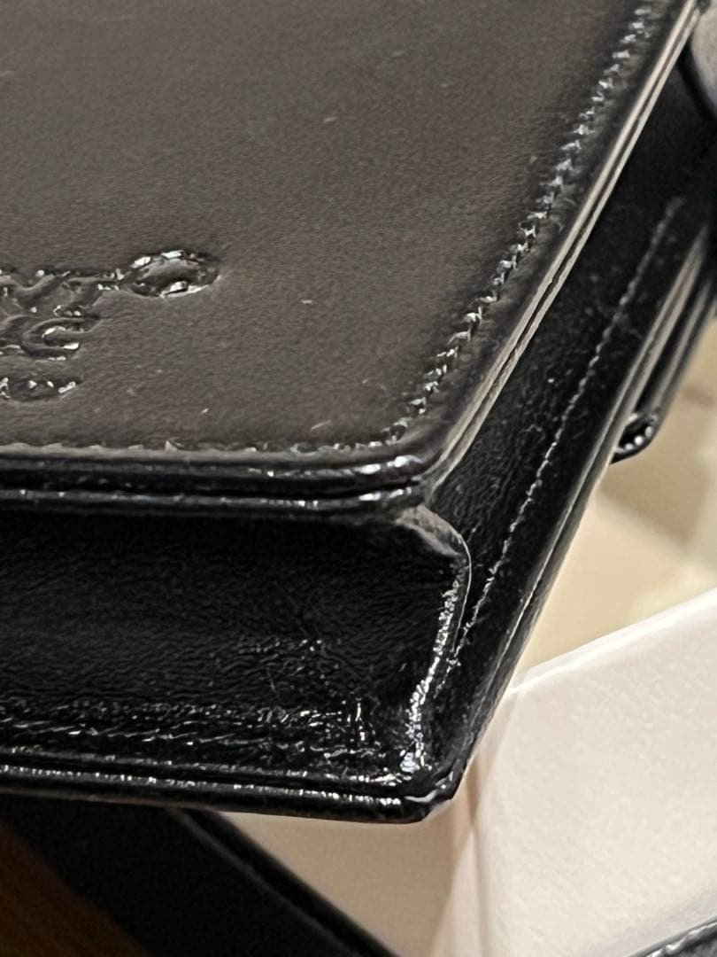 MONT BLANC レザーブラックペンケース 14313