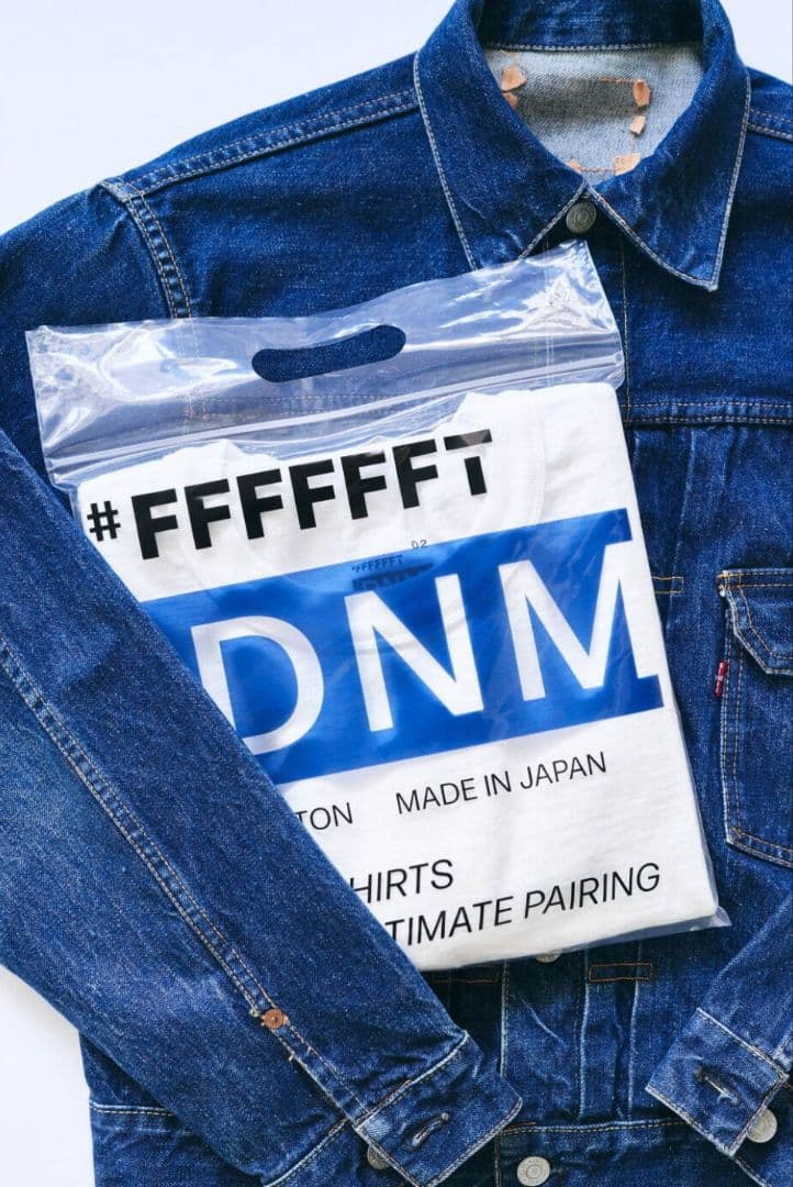 キムタク着 #FFFFFFT DNM Tシャツ サイズ2 Mサイズ デニム 白T