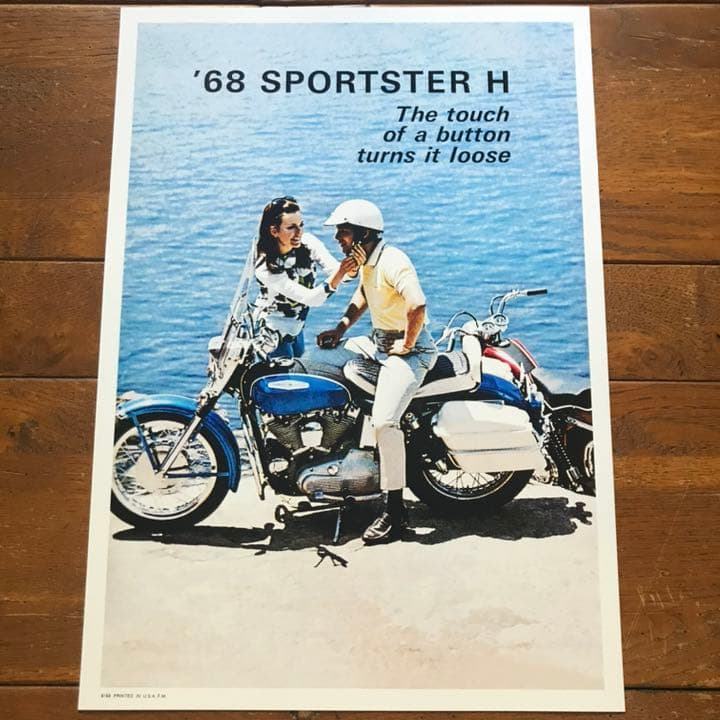 ポスター☆1968 ハーレーダビッドソン・スポーツスター XLH - メルカリ