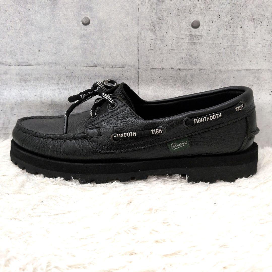 【極美品】パラブーツ　×　タイトブース　MALO　デッキシューズ　ディアスキン