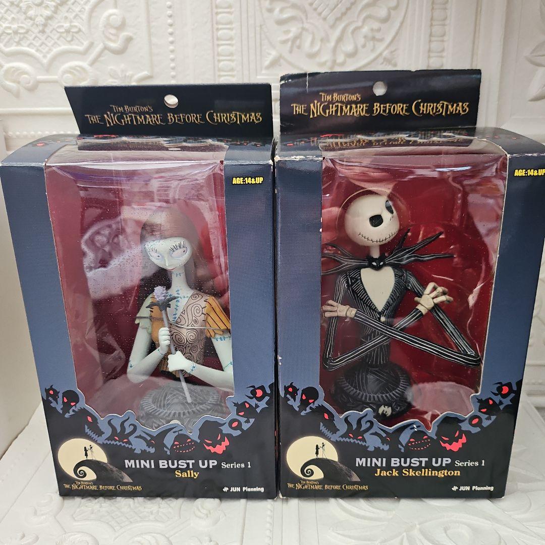 新品 ナイトメア・ビフォア・クリスマス ミニバストアップフィギュア