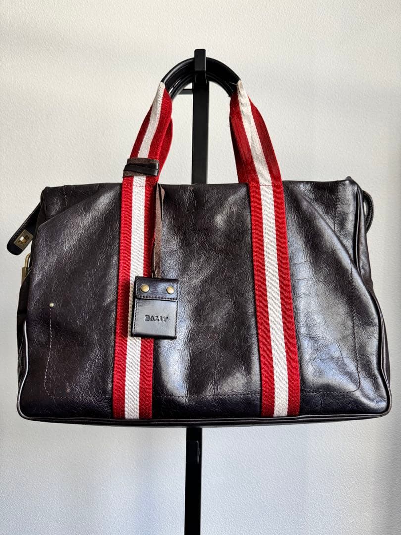【値下げ！！】BALLY ダークブラウン ビジネスバッグ