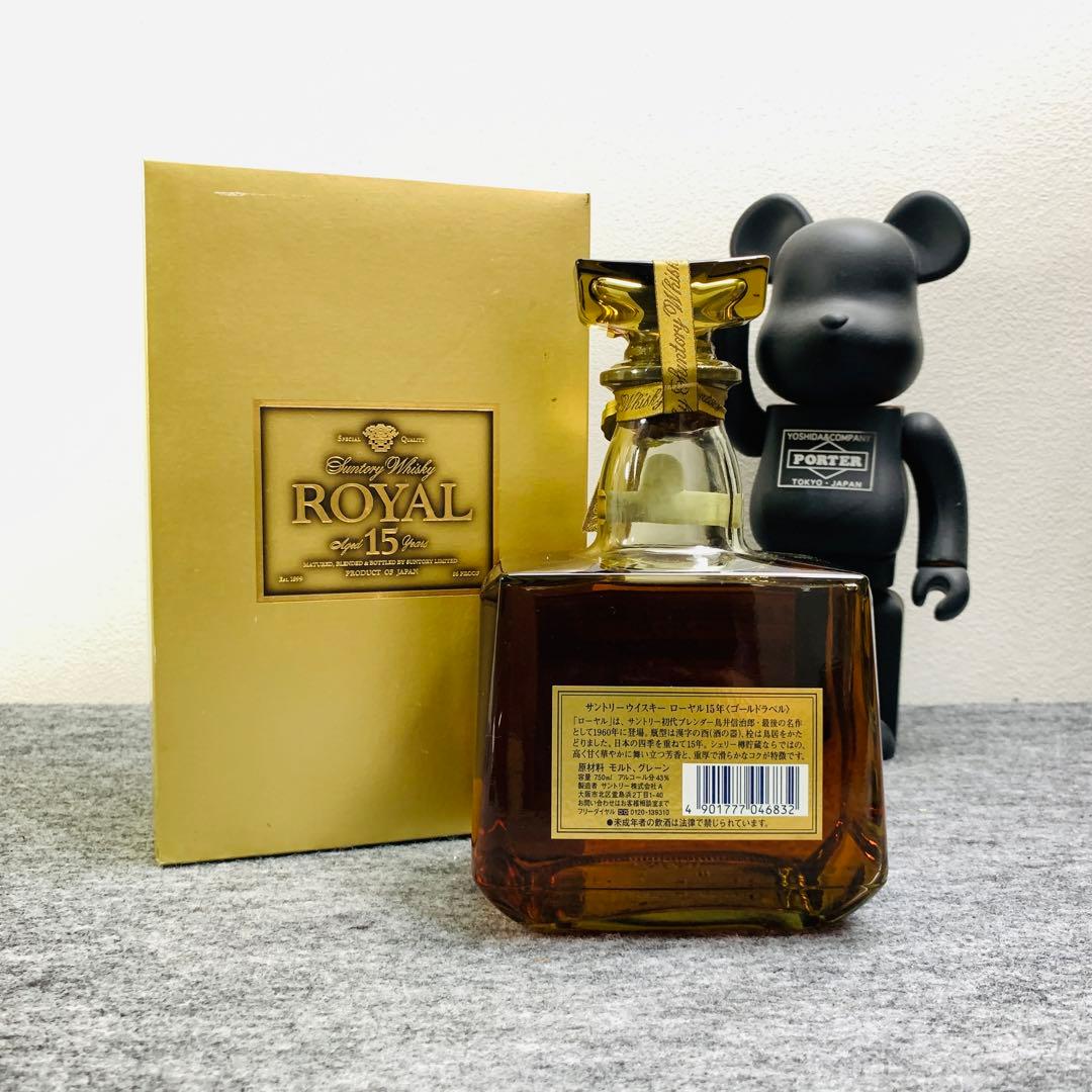 サントリーウイスキーローヤル15年〈ゴールドラベル〉750ml 43%