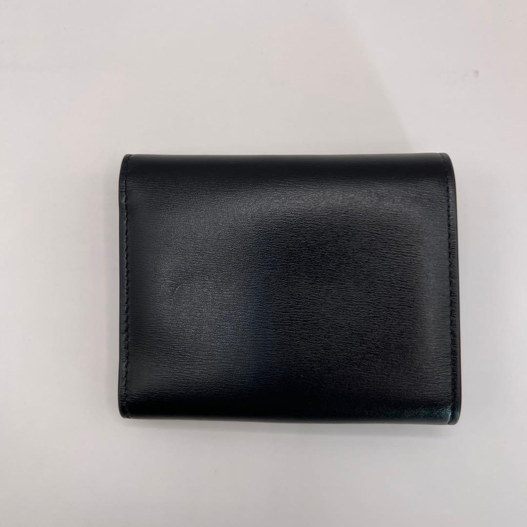 MARNI 三つ折り財布 PRISMA ブラック ゴールド 財布 ウォレット 黒