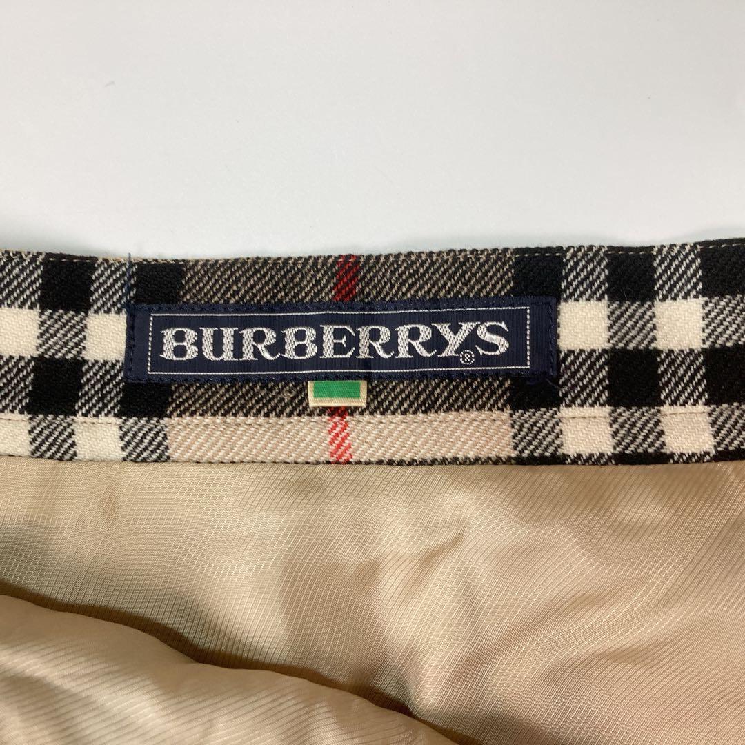BURBERRY バーバリー プリーツスカート チェック 9 C-TK