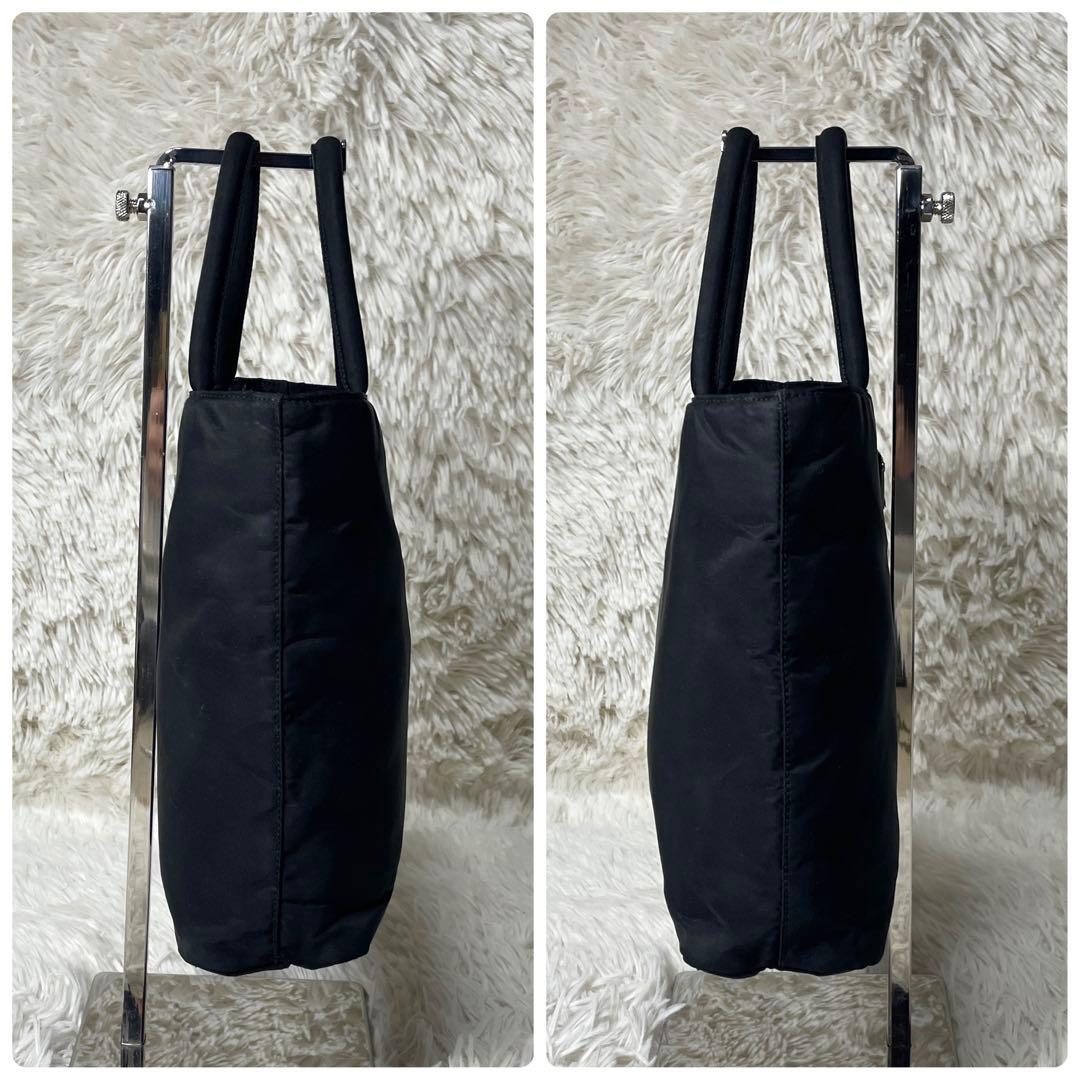【美品】PRADA プラダ　ミニ　ハンドバッグ　トート　ナイロン　ブラック　黒