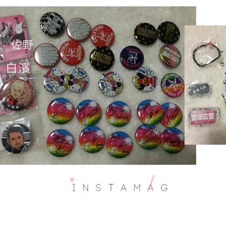 EXILE TRIBE ガチャ 缶バッチ