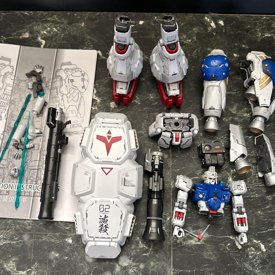 1/100 GP02 ガンダム試作2号機サイサリス　ガンプラ、プラモデル完成品