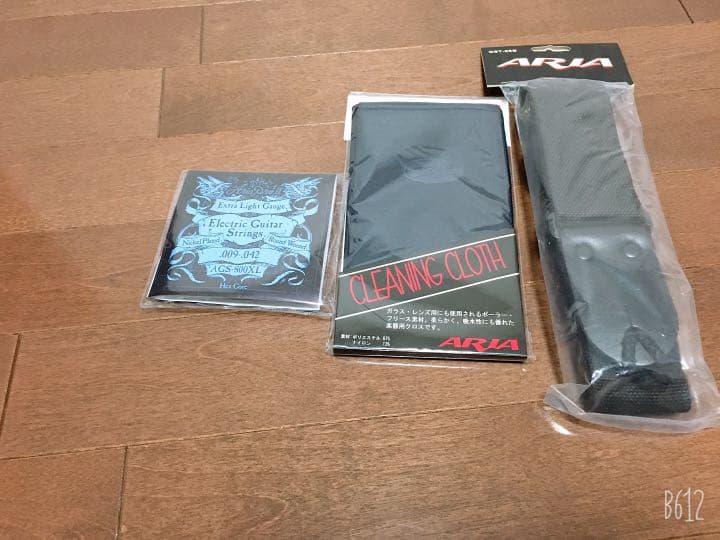 AriaProllエレキギター、カバー、アンプ、ピック、手入れ道具