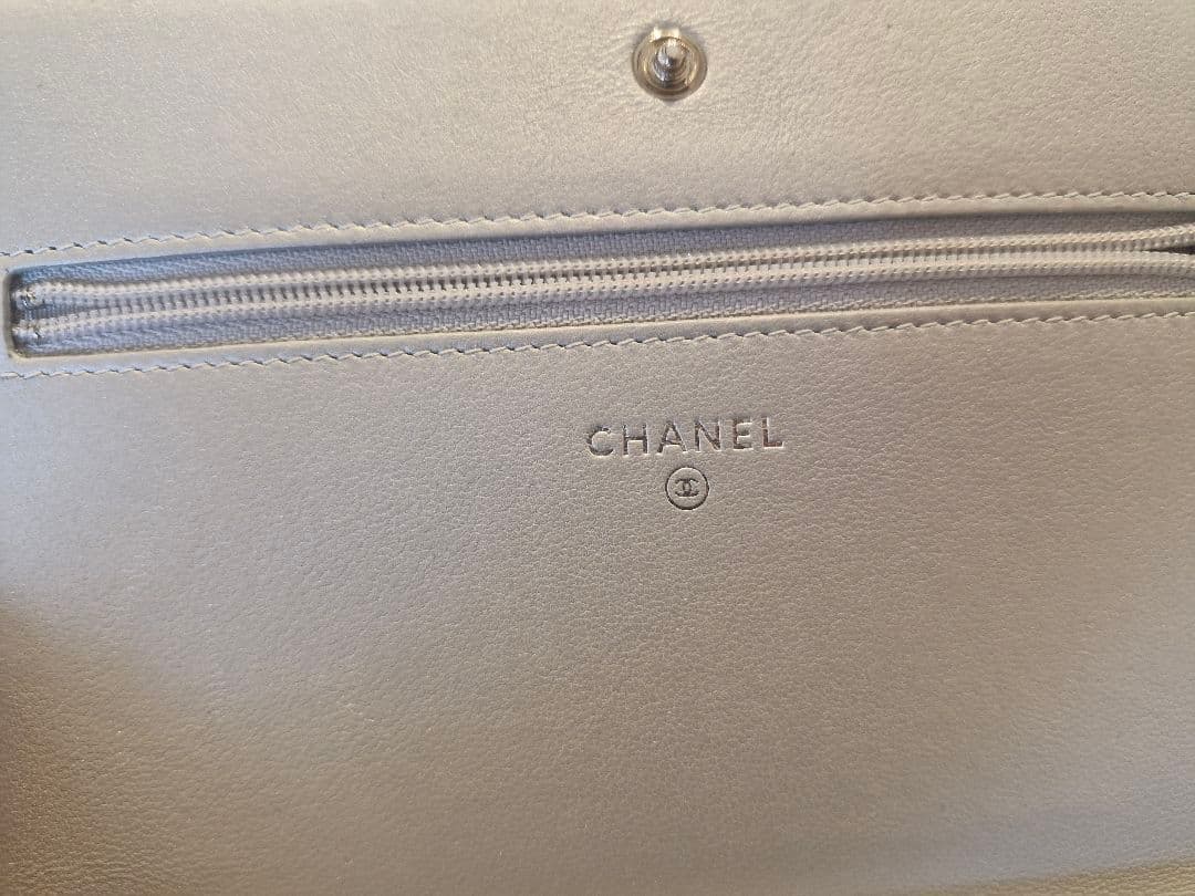 パリ本店限定モデル CHANEL キルティング お財布 ショルダーバッグ