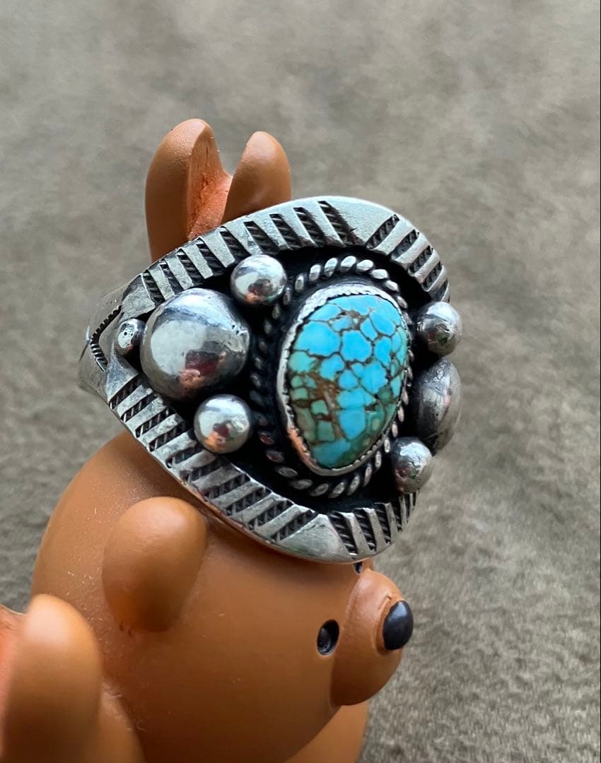 カルビンマルチネス ターコイズ　リング　ナンバーエイト　No.8