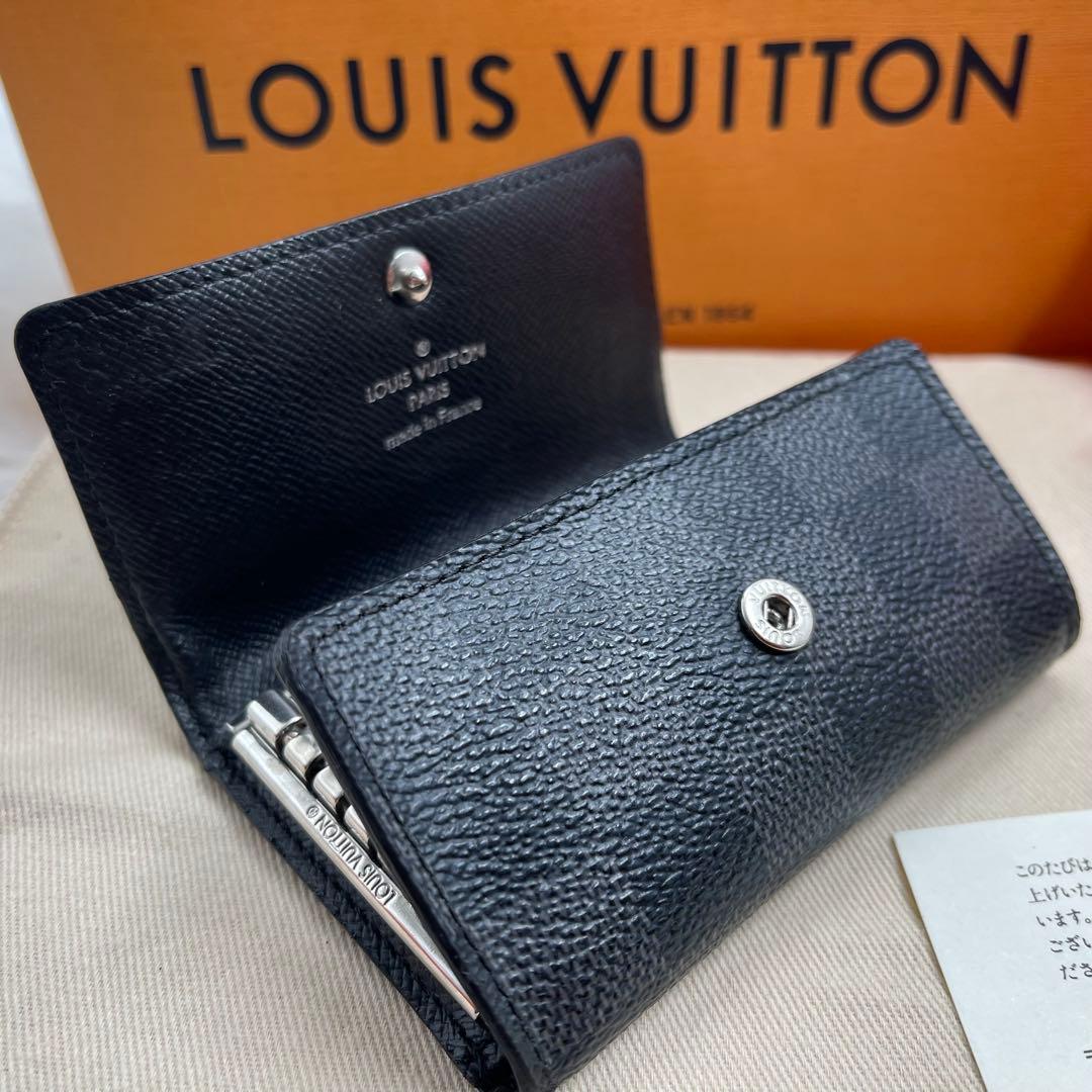 ルイヴィトン ダミエ グラフィット キーケース キーリング キーホルダー768