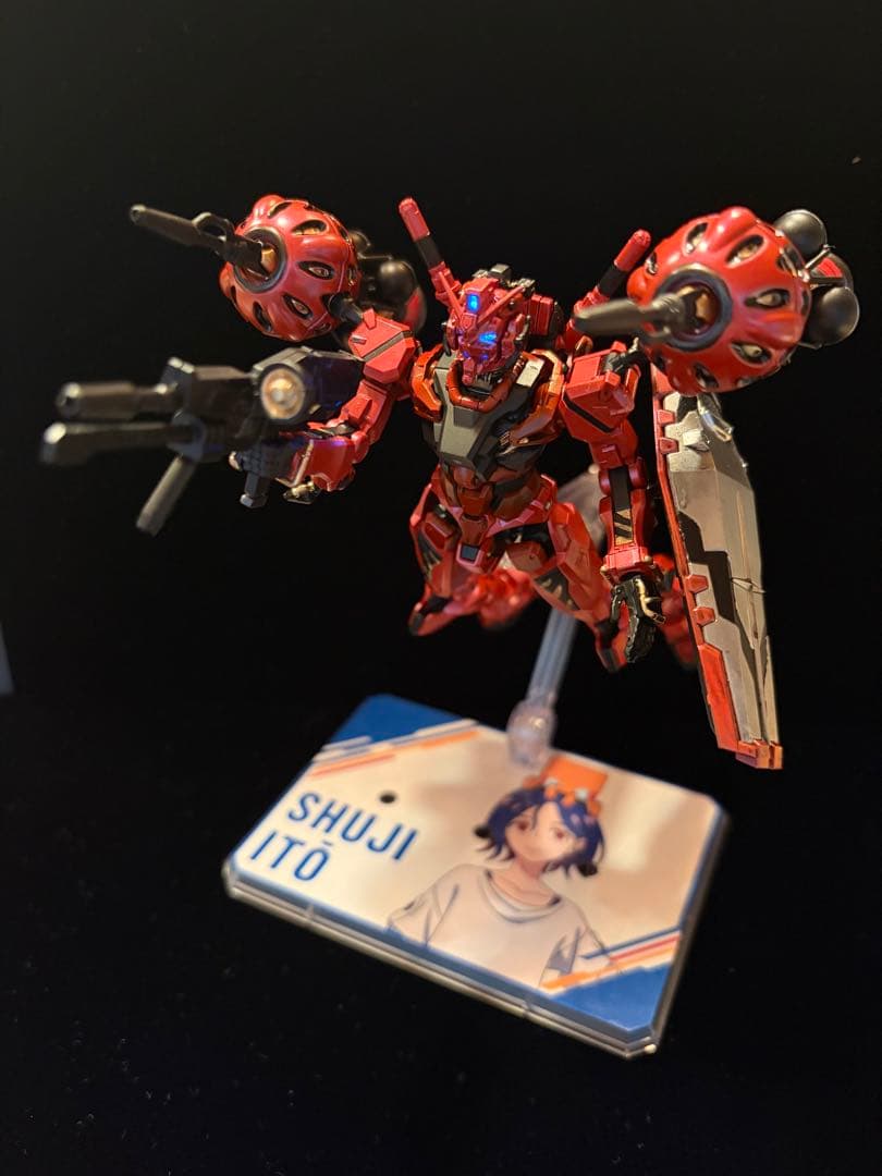 HG 1/144 赤いガンダム 全塗装+LED仕様 HG 1/144 赤いガンダム/RED GUNDAM｜SATさんのガンプラ作品｜GUNSTA