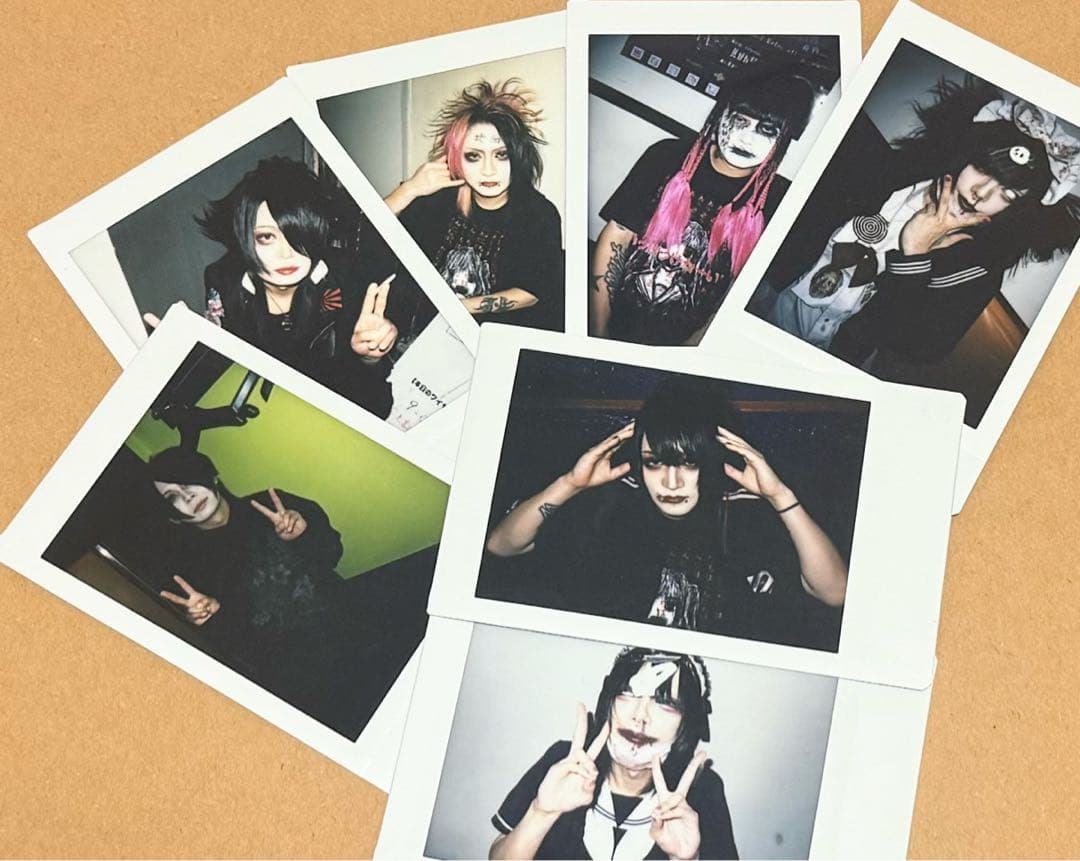 鮮血A子ちゃん 滅多刺しひろくん 墓荒らしあさひ 千吊まるこ チェキ7枚