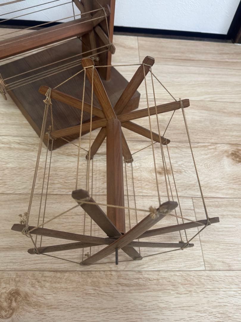 御光台　二重御光台　木製　ヴィンテージ　機織り　御光　貴重品　五光台