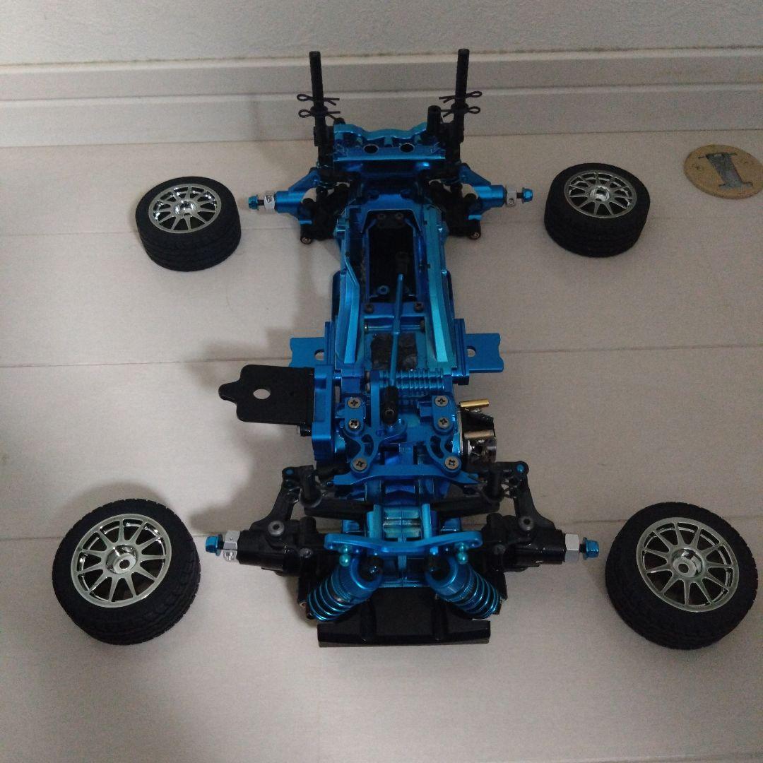 さ*こ様 タミヤ M05PROブルーメッキバージョン中古品オプションパーツ満載！