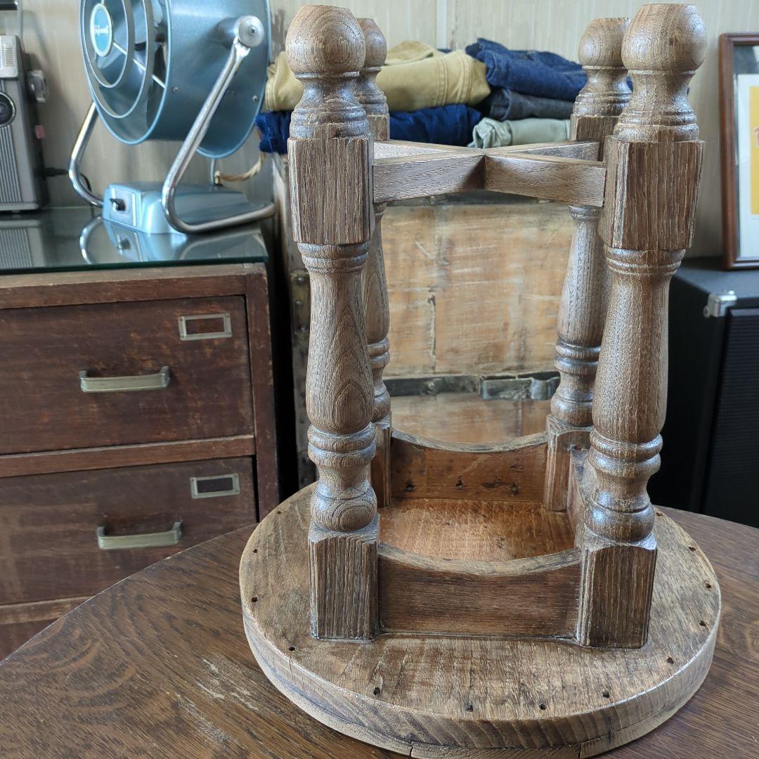 ブロカント ビィンテージ花台 飾り台 サイドテーブル