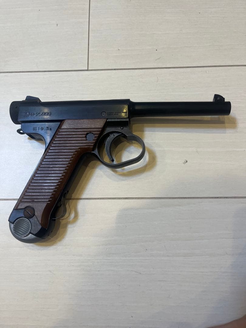 マルシン　南部14年式　ガスガン　後期モデル　ブローバック　取扱説明書付き