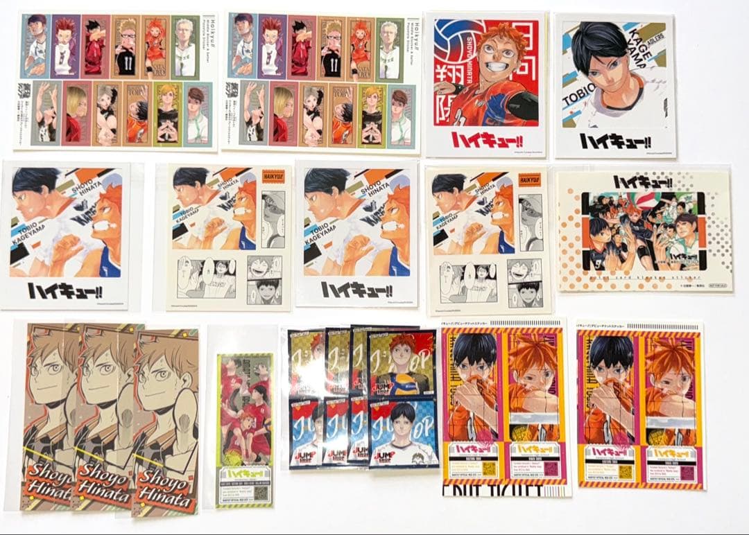 ハイキュー‼︎ アクスタ アトコ ぬい 缶バッジ等500点以上まとめ売り