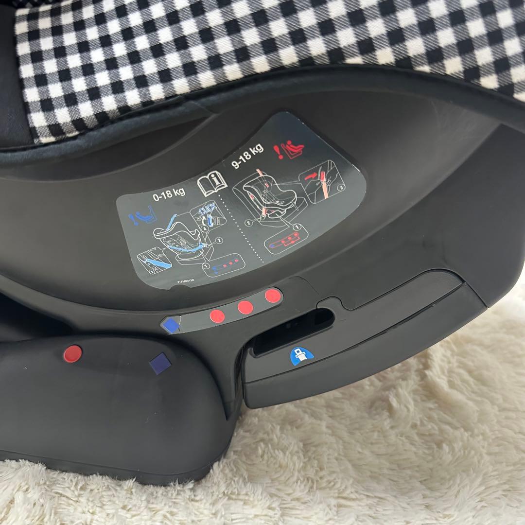 ☆美品☆ Joie tilt ジョイー チルト ギンガムチェック ブラック