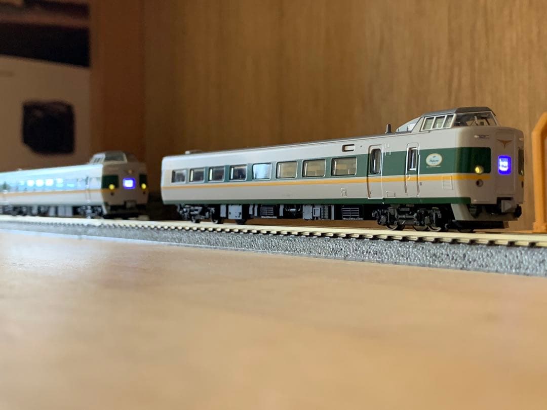 KATO 381系 やくも リニューアル編成 基本+増結+増結編成走行対応