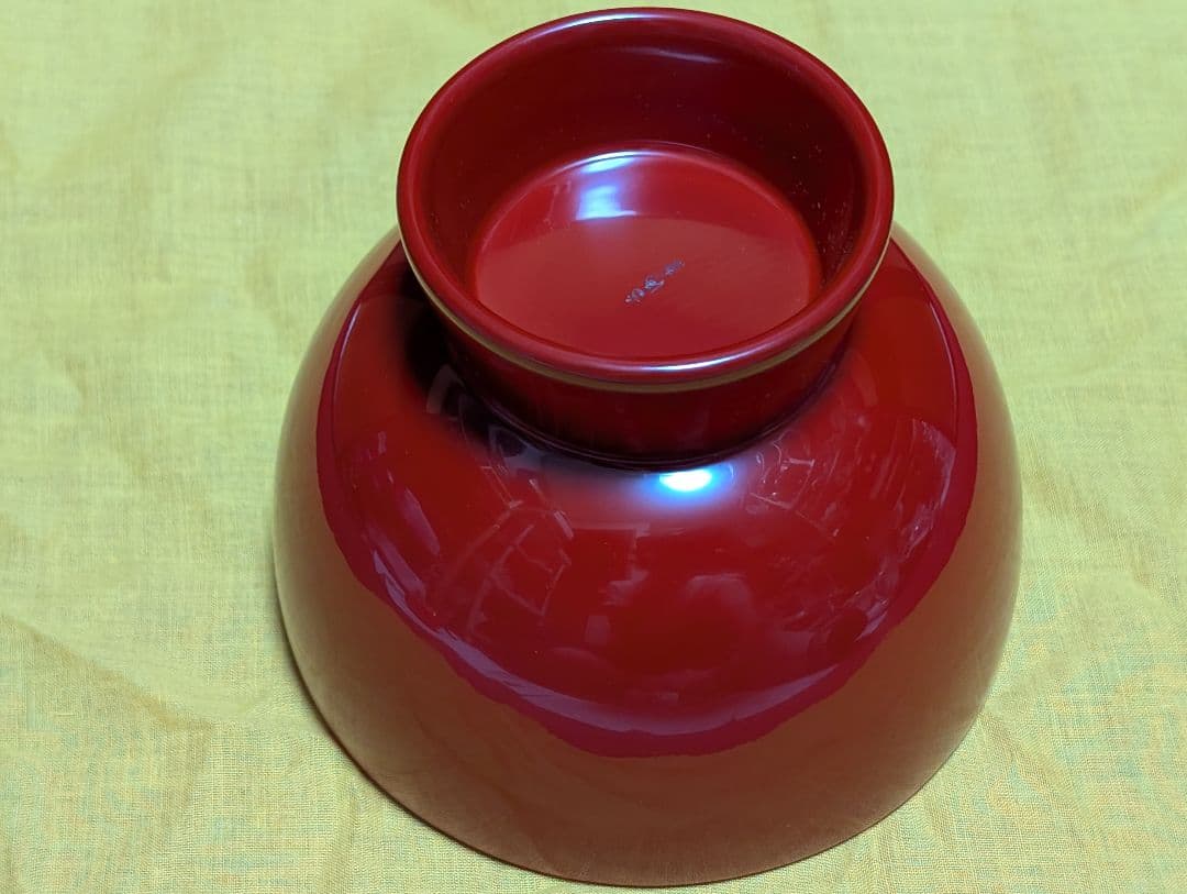 輪島塗　合鹿椀　朱塗　お椀　 大向高洲堂　未使用　箱入