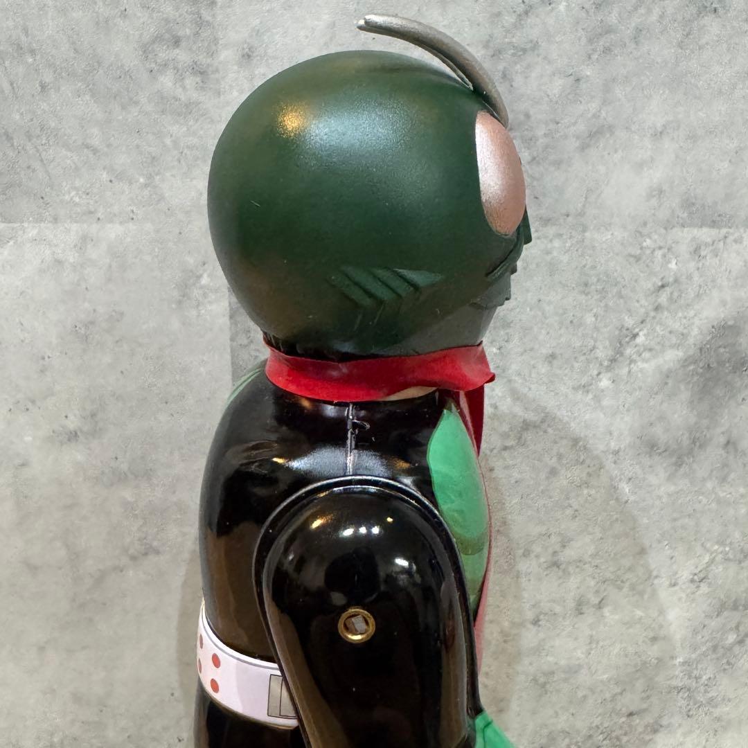 希少新品】ビリケン商会 ブリキ 仮面ライダー ゼンマイ歩行 デッドストック