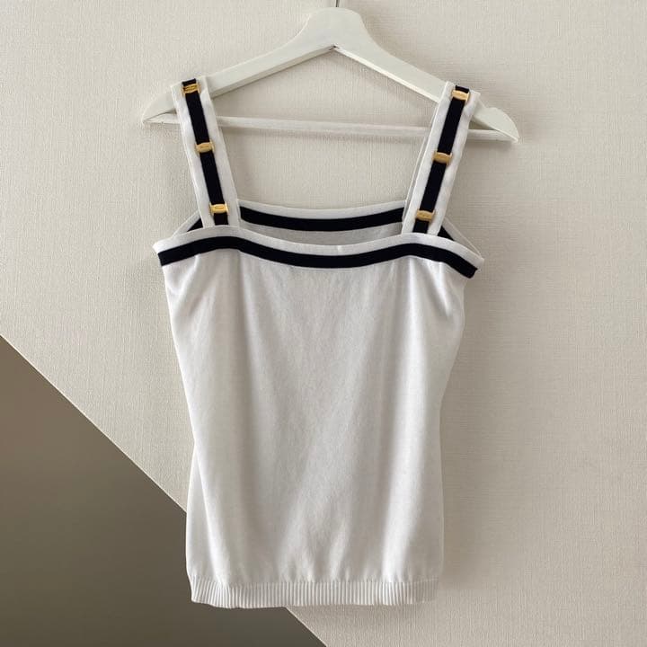 【Salvatore Ferragamo】デザインキャミソール