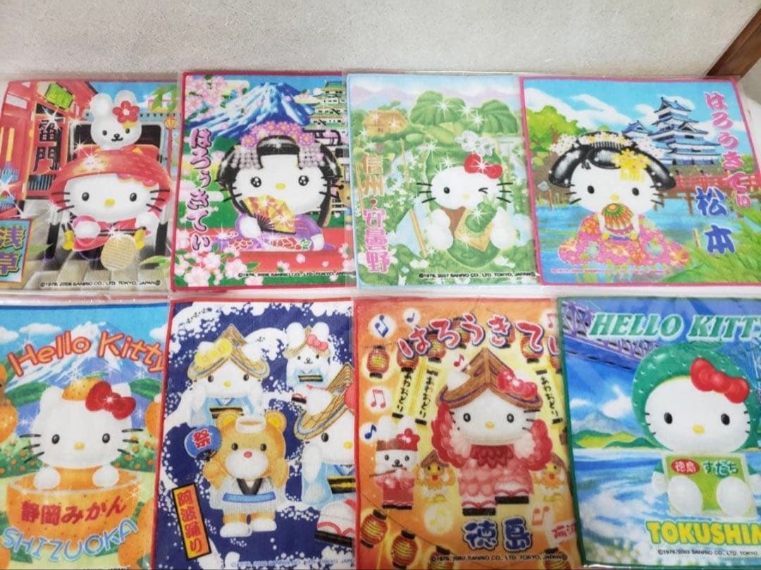 ハローキティ ご当地タオル 115枚セット