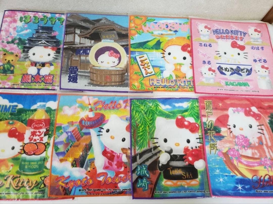 ハローキティ ご当地タオル 115枚セット