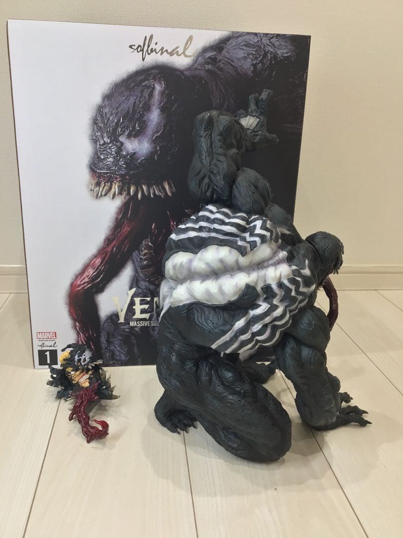 ソフビナル ヴェノム 千値練 Ver.1(エディヘッド付き、台座なしver.)