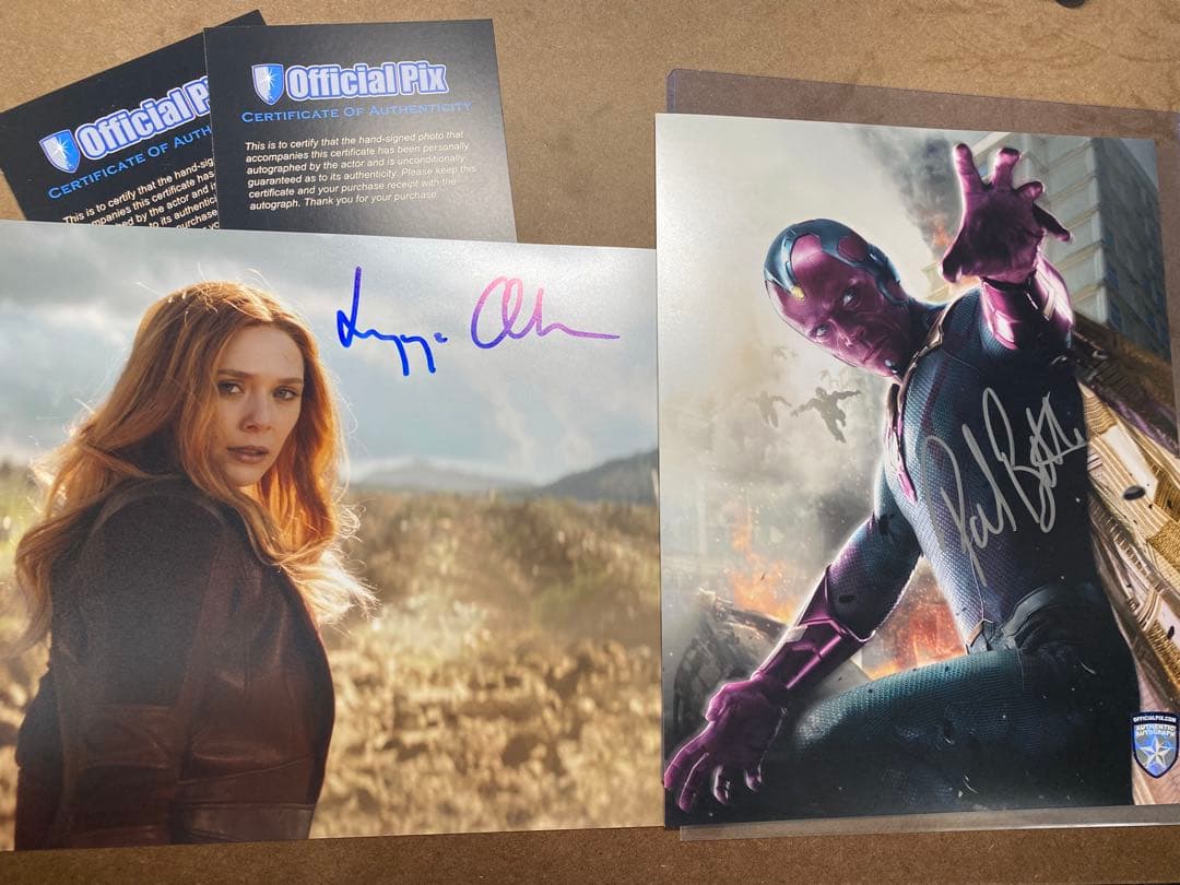 ポール・ベタニー　直筆サイン