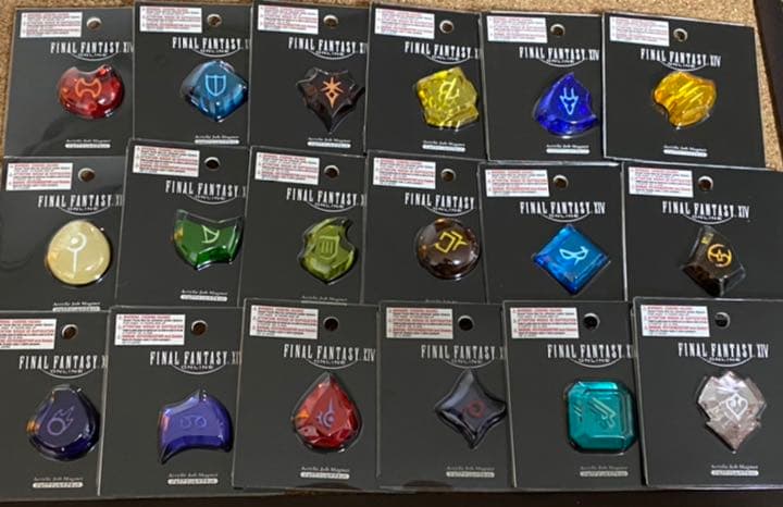 FF14 ジョブアクリルマグネット 18種セット FF14 ジョブアクリル