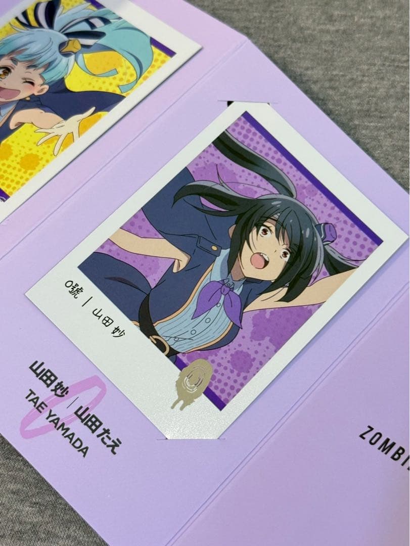 ゾンビランドサガ　ゆめぎんがパラダイス台湾限定ポスターチェキセット扇