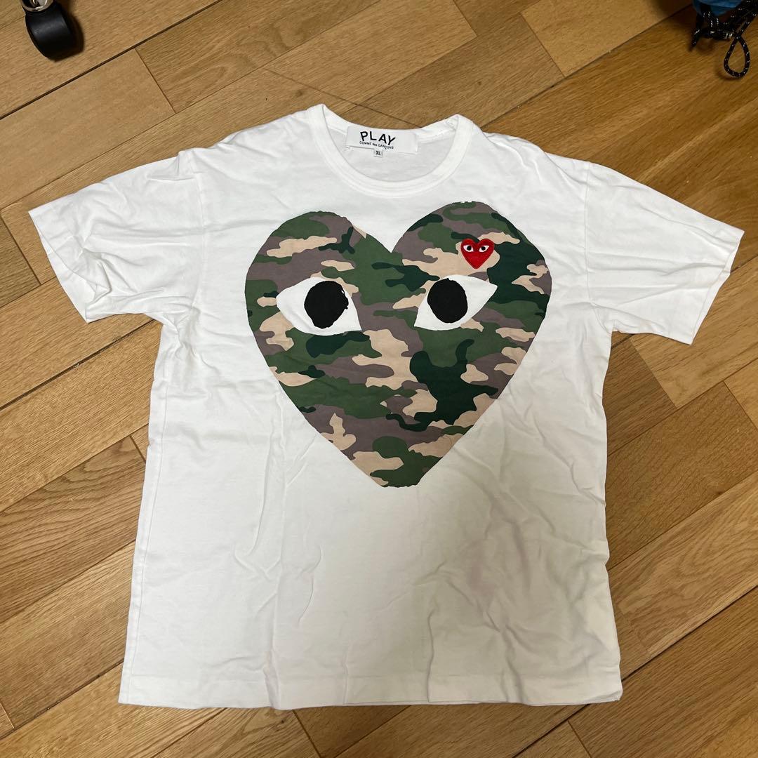 コムデギャルソン Tシャツ 迷彩｜プレイ コムデギャルソン 迷彩