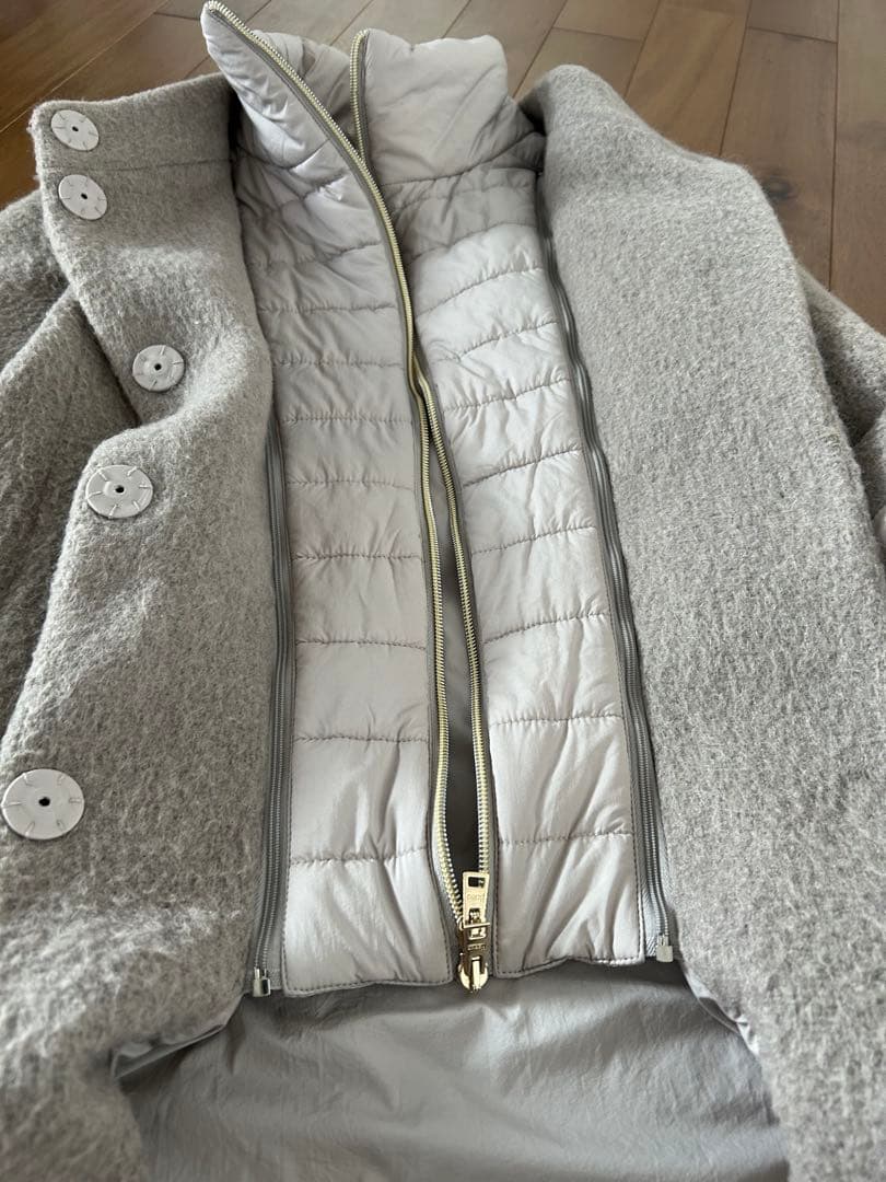 HERNO】 ライトグレー チェスターコート 42