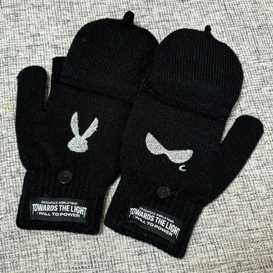 ATEEZ ヨーロッパ 限定 MD MITO イヤーマフ 耳あて 手袋セット①