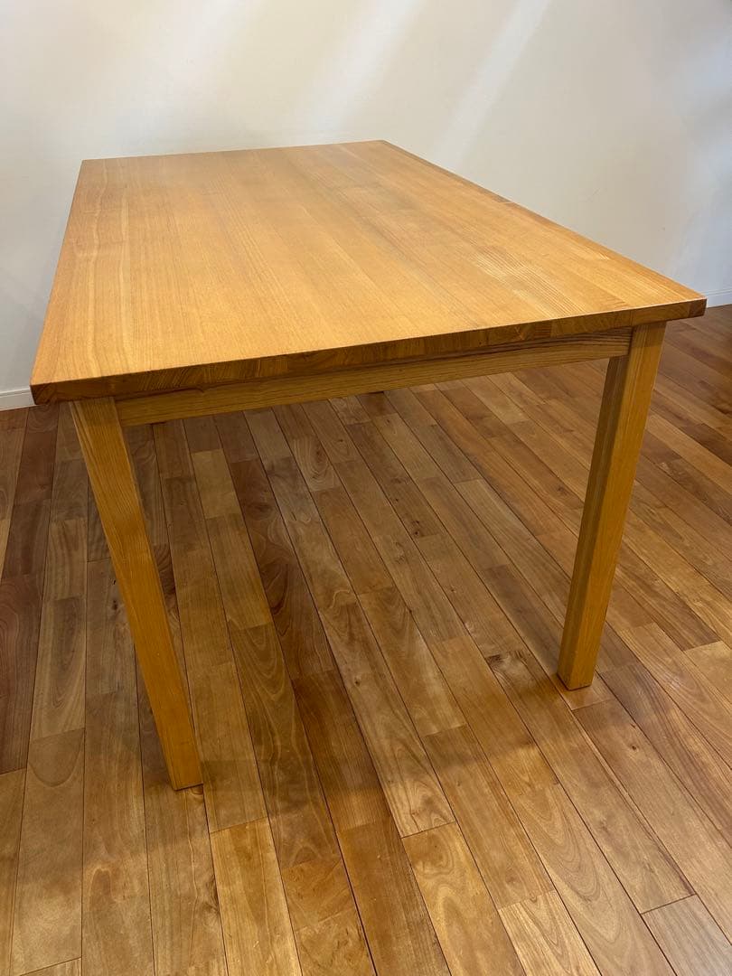 無印良品　希少廃盤　ダイニングテーブル　タモ材