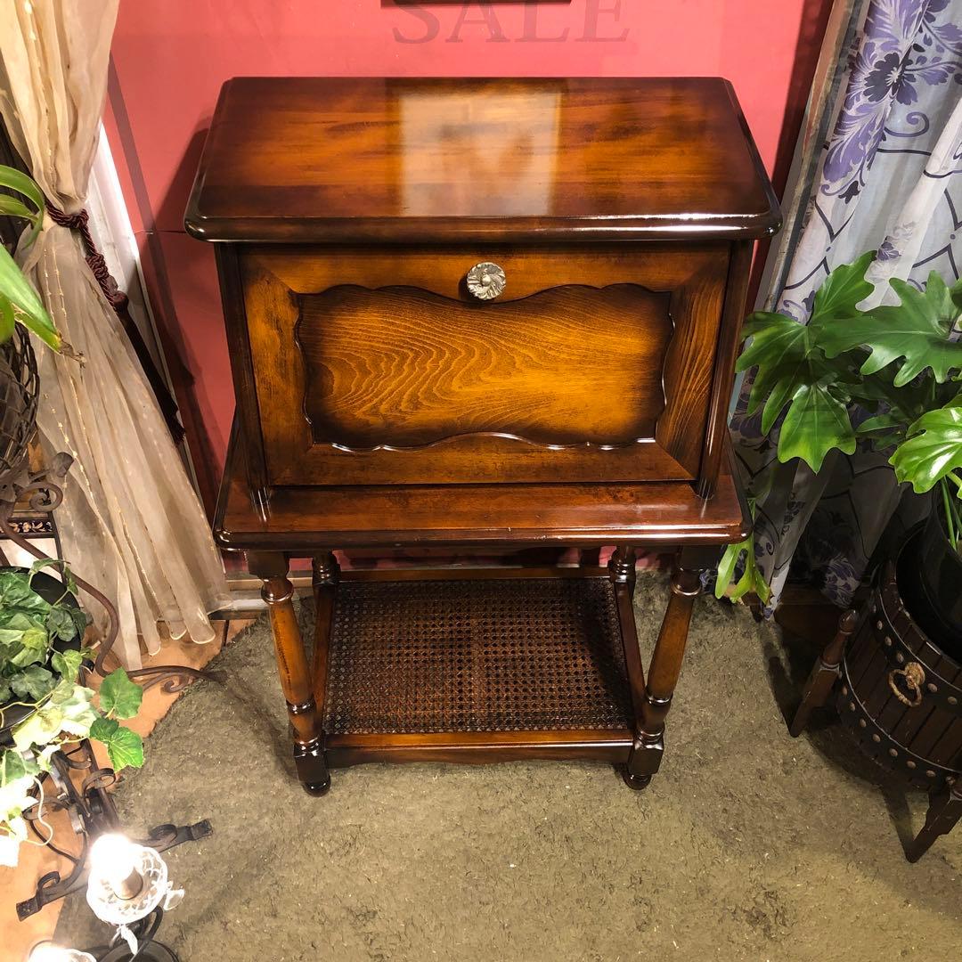 カリモク コロニアル ライティングビューロー デスク オールドカリモク