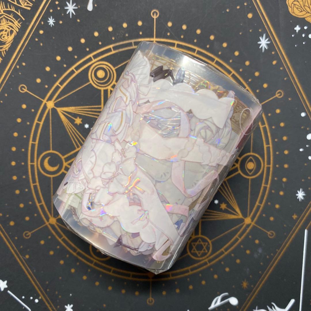 K】海外 10m巻 貝殻光マスキングテープ 人物系/動物系