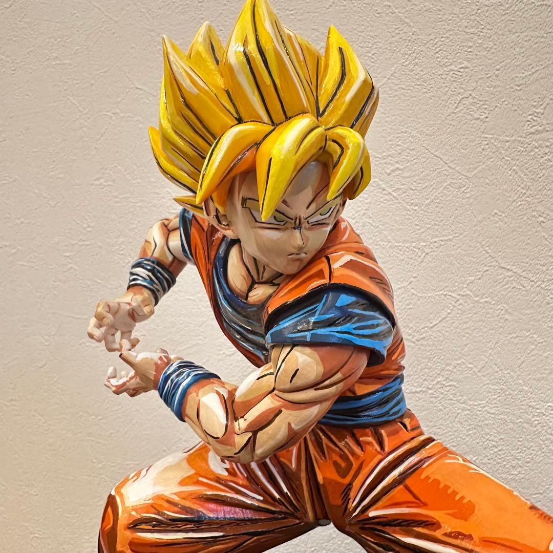 ドラゴンボール フィギュア リペイント 孫悟空 グランディスタ