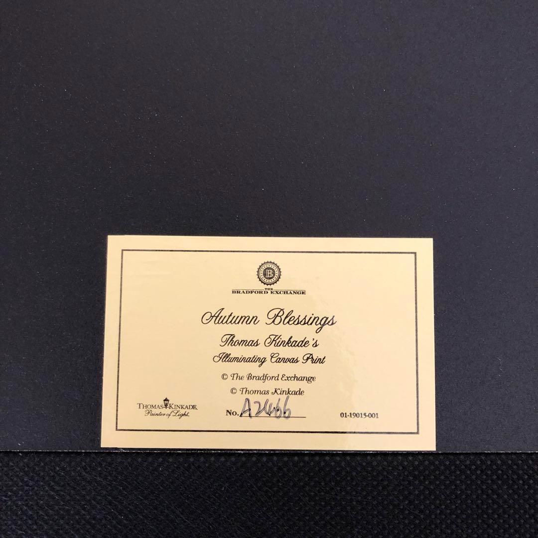 新品 トーマスキンケード 絵画 ライトアップ 光る イルミネーション 海外 秋