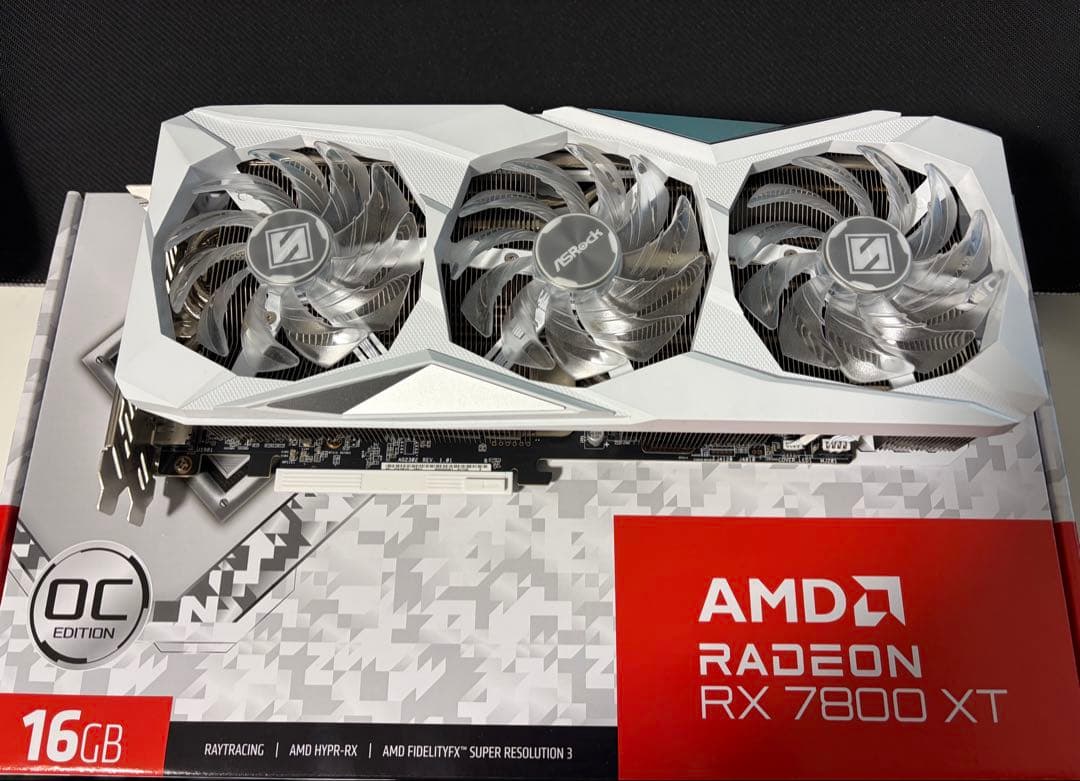 グラフィックボード・グラボ・ビデオカード ASRock STEEL LEGEND RX7800XT 16GB ASRock RX7800XT SL 16GO ［Radeon RX 7800 XT Steel Legend 16GB OC