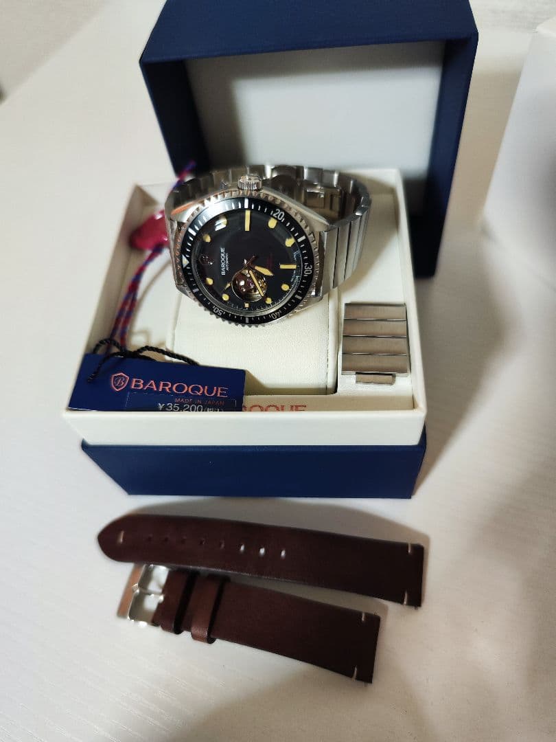 Bamiki専用バロック BA3005S-02BR ダイバーズ 自動巻き 腕時計