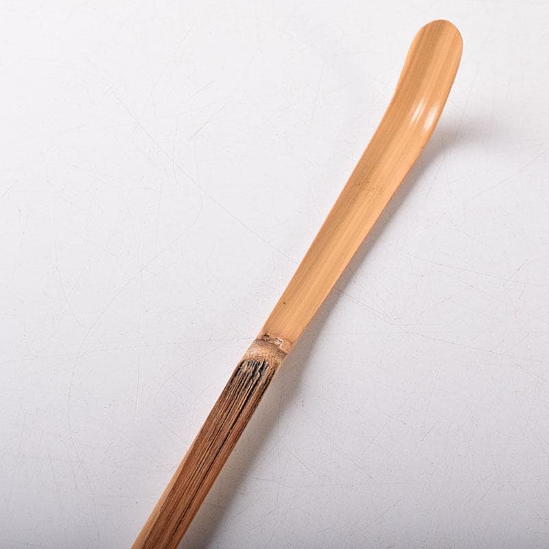 茶道具 辻竹峰作 茶杓 銘「閑居」 大徳寺 前田宗源書付 共筒